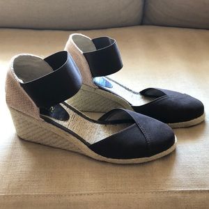 Ralph Lauren wedge espadrilles, size 8